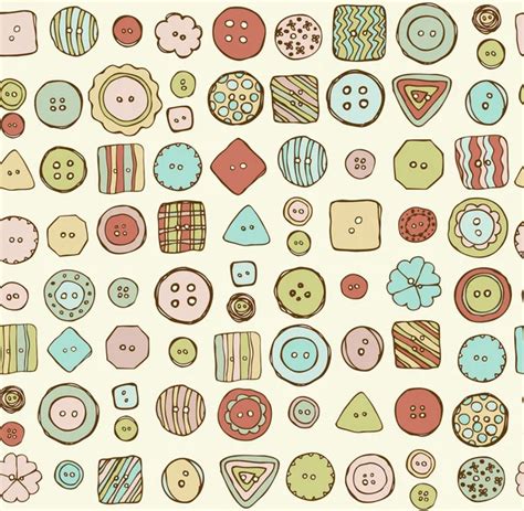 Sewing buttons — Stock Vector © Lavandaart #3879735