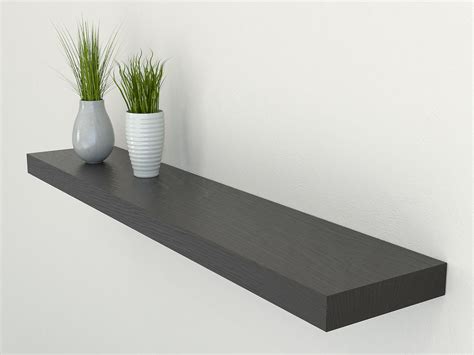 black oak floating shelf shelves oak wall shelf solid oak shelf ...