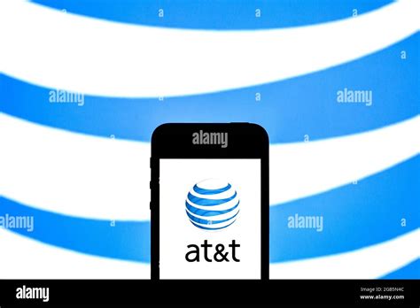 In This Photo Illustration An Atandt Mobility Llc Logo Seen Displayed On