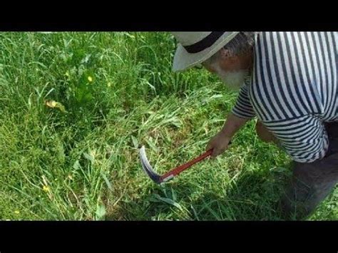 Коса-мини раскладная (садово-огородный инструмент). - YouTube