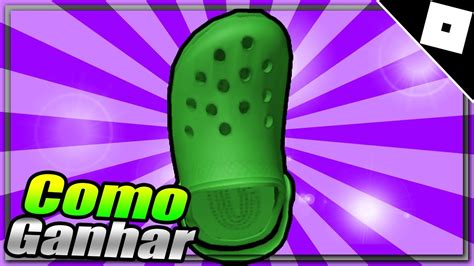 Como Ganhar O Item Croc On Your Head Green Roblox Evento Crocs