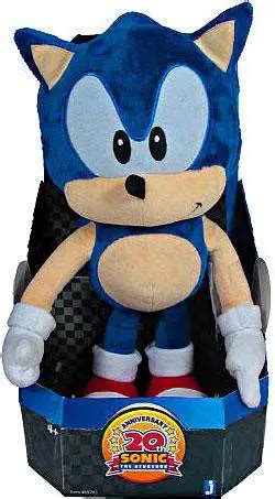 Sonic The Hedgehog 20th Anniversary Sonic 15 Plush Classic Jazwares ...