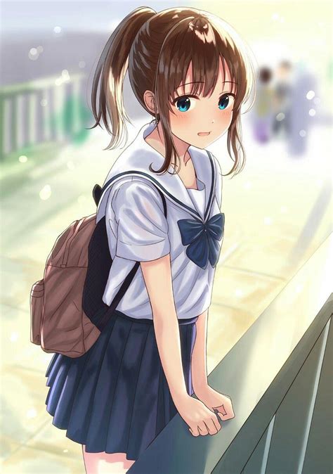 Cute And Beautiful Anime Girl Uniform Wallpapers Wallpaper Cave The Best Porn Website