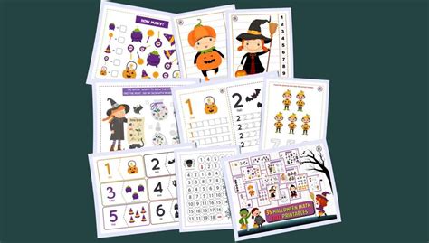 35 FREE HALLOWEEN MATH PRINTABLES