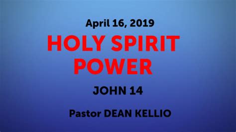 HOLY SPIRIT POWER - Faithlife Sermons