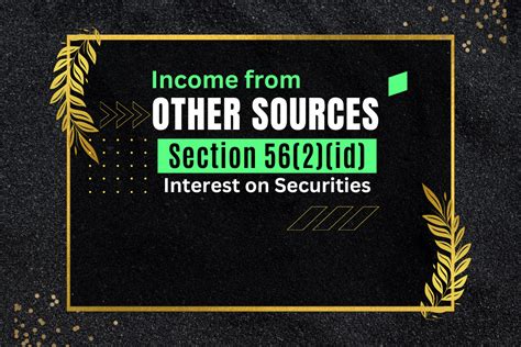 Section 562i Taxability Of Dividend Under Income From Other