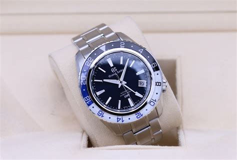 Grand Seiko SBGJ237 Hi Beat GMT Blue Dial – 2021 Box & Papers – Nashville Watch