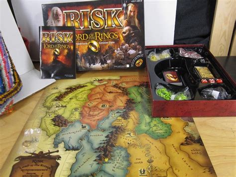 Risk Lord Of The Rings Middle Earth Conquest Game 2002 Parker Brothers Complete 1967801340