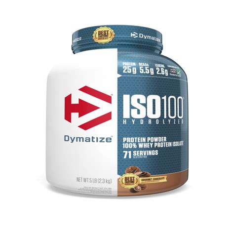 Buy Dymatize Iso Hydrolyzed Whey Protein Powder Gourmet Chocolate