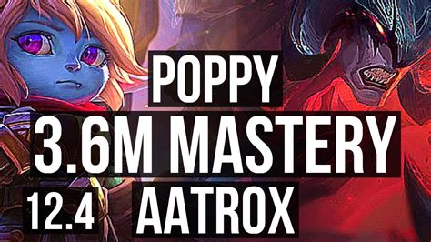 Poppy Vs Aatrox Top 4 0 6 3 6m Mastery 700 Games Euw Master