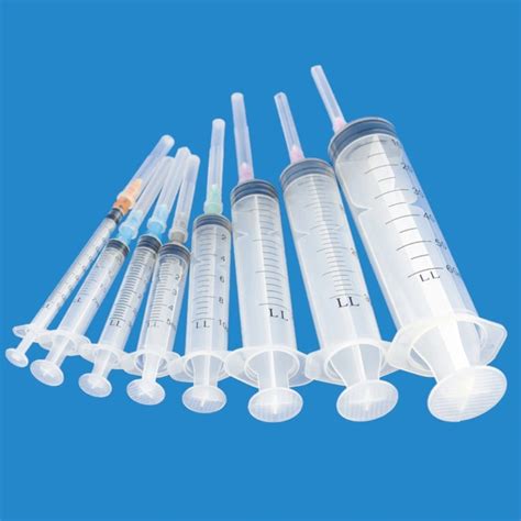 Ml Plastic Disposable Syringe With Needle For Injection Syringe And