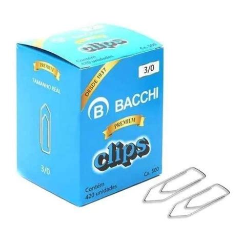 Clips Galvanizado A O G Caixa Unidades Bacchi Kleber