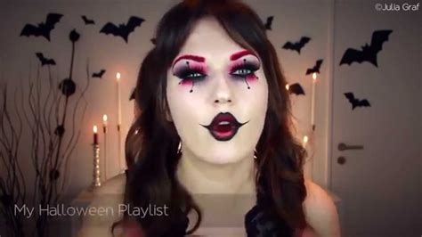 Harley Quinn Halloween Makeup Tutorial Youtube