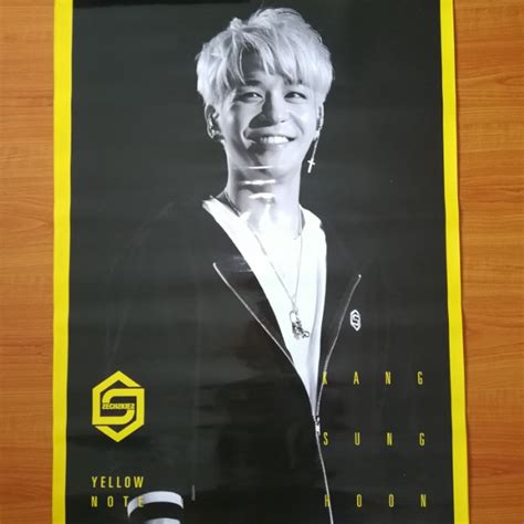 Sechskies Yellow Note Poster Kang Sung Hoon Hobbies Toys