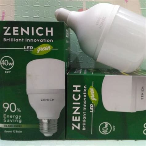 LED ZENICH 40 WATT GARANSI 1 TAHUN SNI NYALA PUTIH Lazada Indonesia