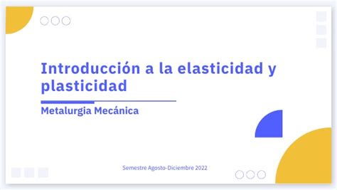 Introducción A La Elasticidad Y Plasticidad