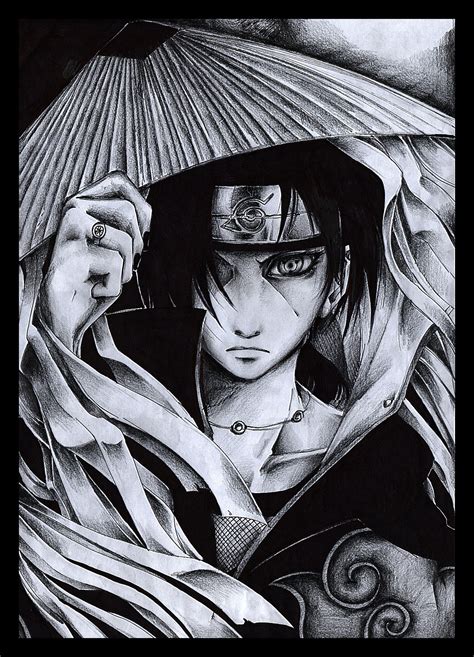 Itachi Black And White Wallpapers Wallpaper Cave