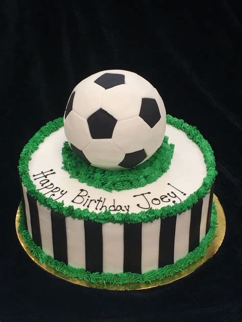 Excellent Image Of Soccer Birthday Cakes Birijus Soccer