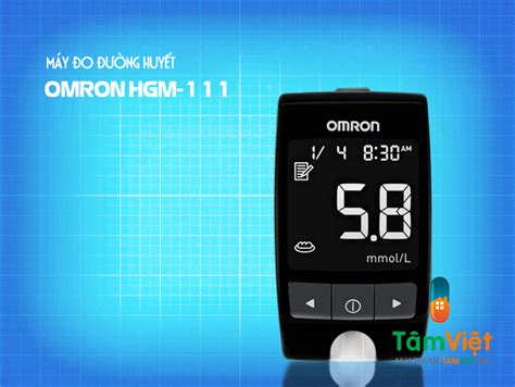 Máy đo đường huyết Omron HGM 111 tiêu chuẩn Nhà Thuốc Tâm Việt