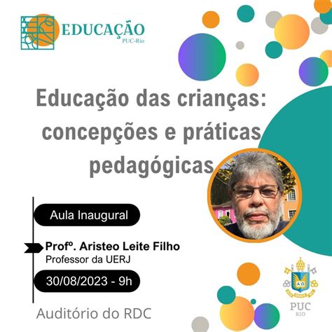 Aula inaugural do Departamento de Educação 2023 2 Educação PUC Rio