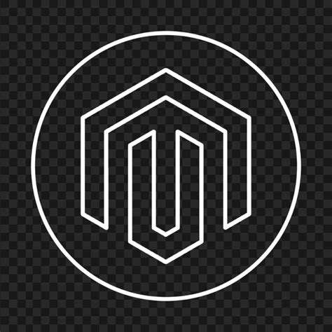 Magento Round White Logo Icon Citypng