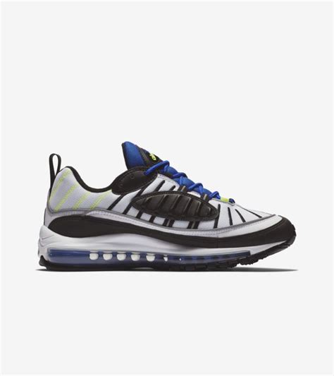 Nike Air Max 98 'White & Black & Racer Blue' Release Date. Nike SNKRS US