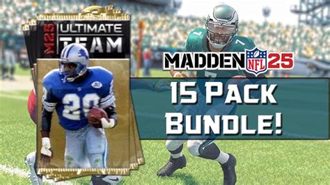 MUT 25 15 Pro Pack Bundle Madden 25 Ultimate Team 15 Pro Pack Bundle