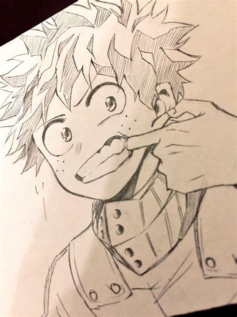 My Hero Academia Bnha Izuku Midoriya Deku Anime Character