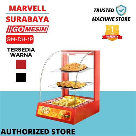 Jual ETALASE PEMAJANG GOMESIN GM DH 1P DISPLAY WARMER FOOD FRIED