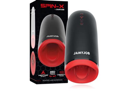 JAMYJOB SPIN X MASTURBADOR CON ROTACIÓN Y FUNCIÓN CALOR Sex Shop