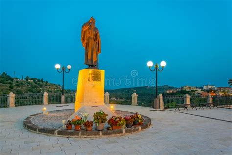 Statue Of San Corrado In Noto Sicily Italy Editorial Photo Image Of