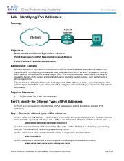 8 1 4 6 Lab Calculating IPv4 Subnets Pdf Lab Calculating IPv4