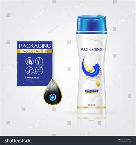 Packaging Products Hair Care Design Shampoo Stock Vector (Royalty Free ...