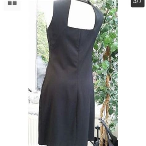 Ted Baker Black Dress Size 1 Uk8 Rn95229 Ca25459 Stunning Butterfly