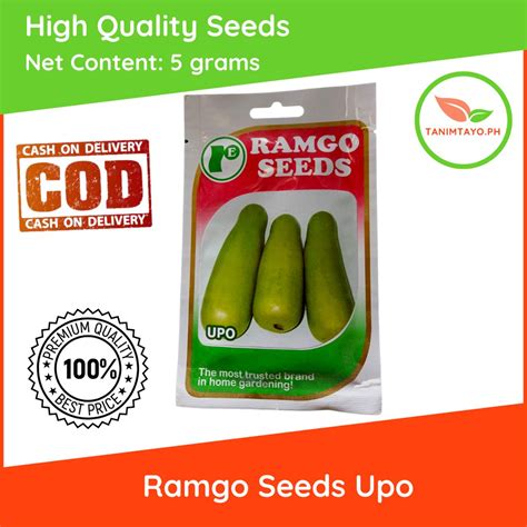 Upo Seeds Ramgo Seeds Vegetable Seeds Shopee Philippines