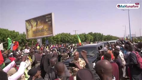 Mali Accueil Du Pm Choguel Kokalla Ma Ga Son Retour Du Sommet De L