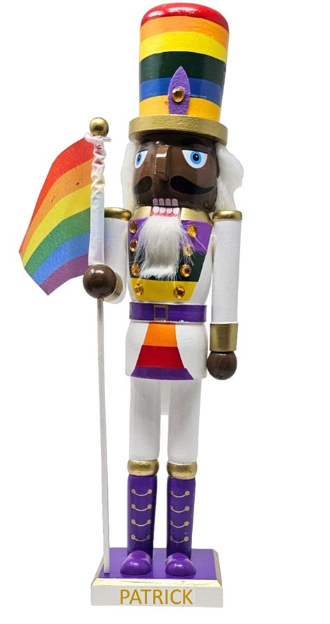 15 LGBTQ Rainbow Pride Ethnic Soldier Nutcracker - Etsy | Rainbows ...