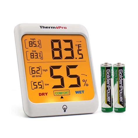 Thermopro Tp Digital Hygrometer Thermometer Indoor Humidity