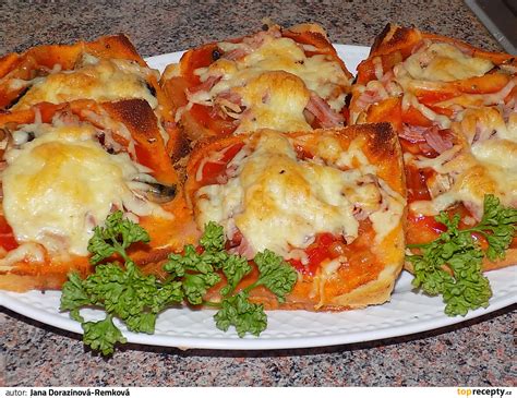 Fofr Pizza Z Toustov Ho Chleba Recept Toprecepty Cz