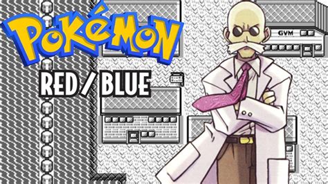 Pok Mon Red Blue Vs Gym Leader Blaine Youtube