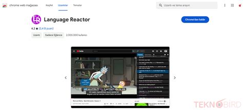 Language Reactor Nedir Teknobird