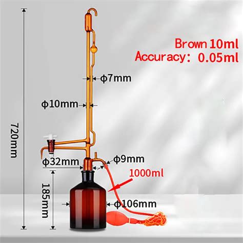 Brown Borosilicate Glass Ml Ml Ml Ml Automatic Self Zeroing