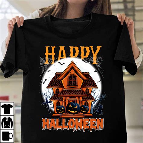 Happy Halloween Halloween T Shirt Design Bundle Black Cat Society T