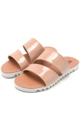 Rasteirinha Sandália Tricae Tiras Nude Compre Agora Dafiti Brasil