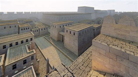 Ancient Egyptian City 3D Model By AlphaGroup