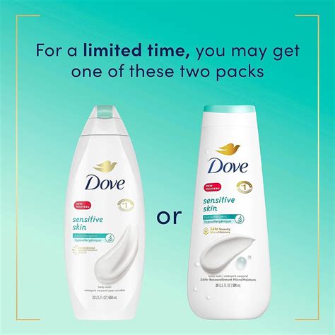 Dove Sensitive Skin Body Wash 20 Oz Hypoallergenic Paraben Free Sulfate Free Cruelty Free