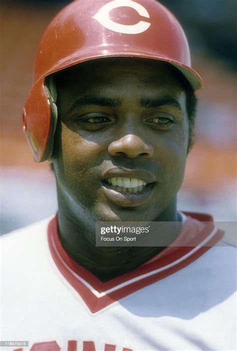 Outfielder Dave Parker Of The Cincinnati Red Looks On Before The