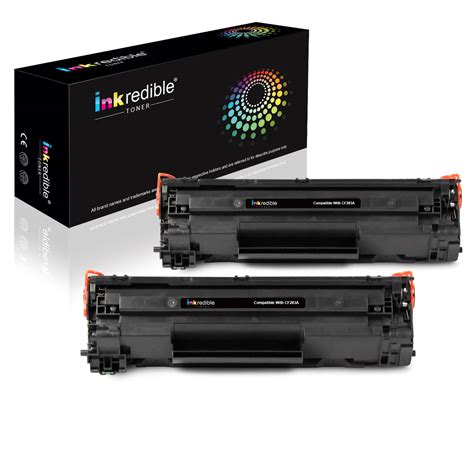 Hp Cf283a Compatible Black Toner Cartridge 2pack 83a Inkredible