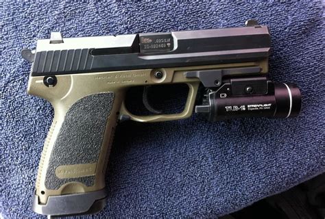 HK USP 40 Custom Combat OD Green Fr For Sale At Gunsamerica