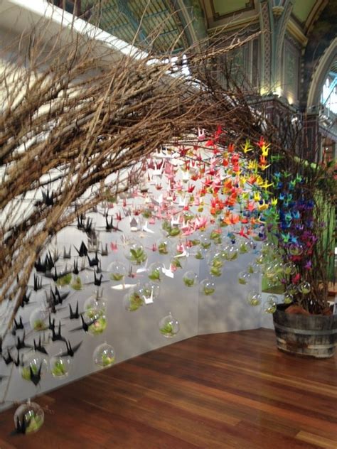 Pin by Veronica Williams on Craft Ideas in 2024 | Origami installation, Origami wedding, Origami ...